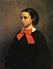 Portrait of Mademoiselle Jacquet by Gustave Courbet